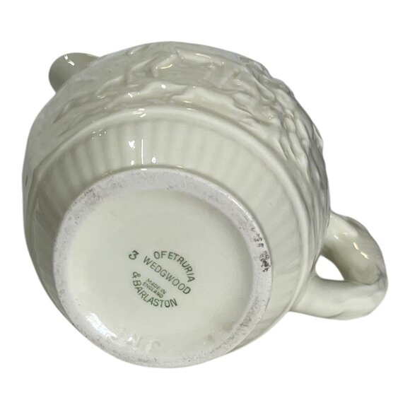 Wedgwood Etruria & Barlaston Cream White Fox Hunting Dog Handle Pitcher - Picture 8 of 10